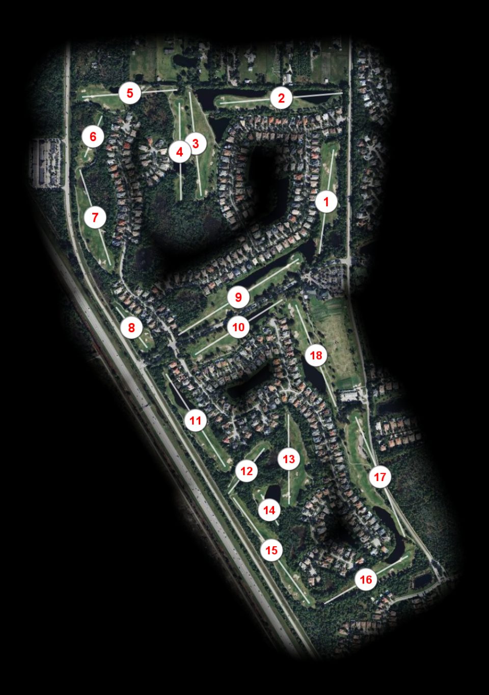 Hammock Creek Golf Club course overview