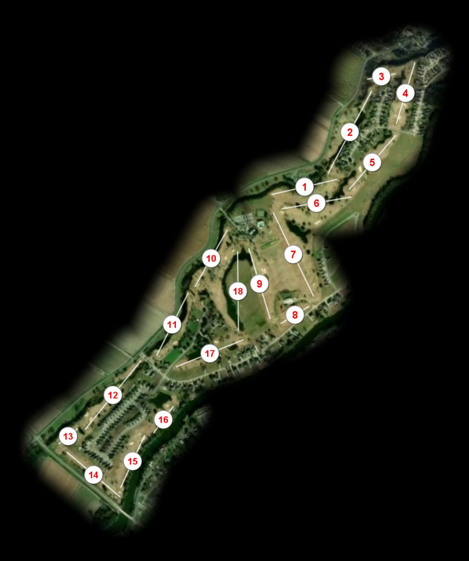 The Island Country Club course overview