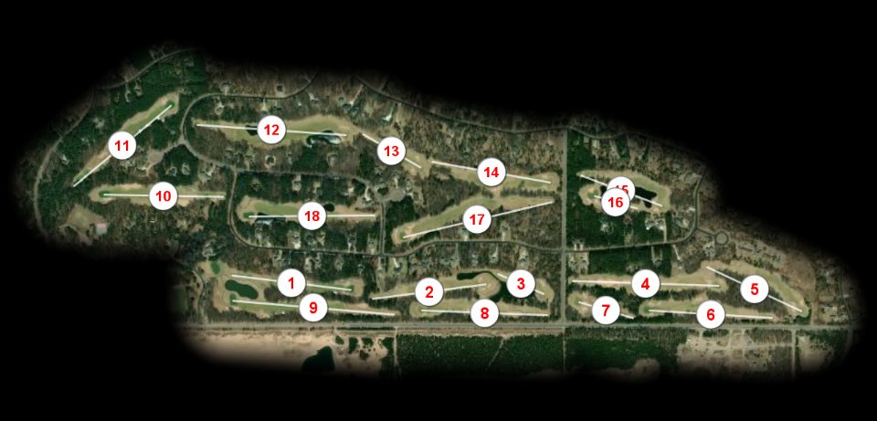 Lake Arrowhead Golf Course Lakes course overview