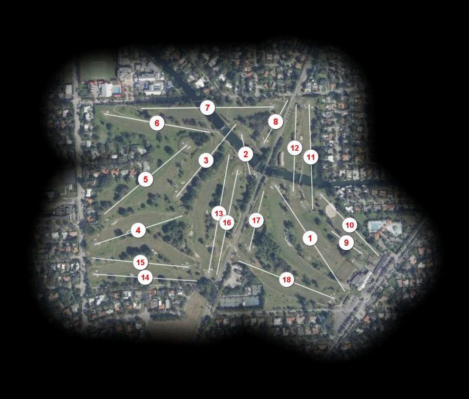 Miami Shores Country Club course overview