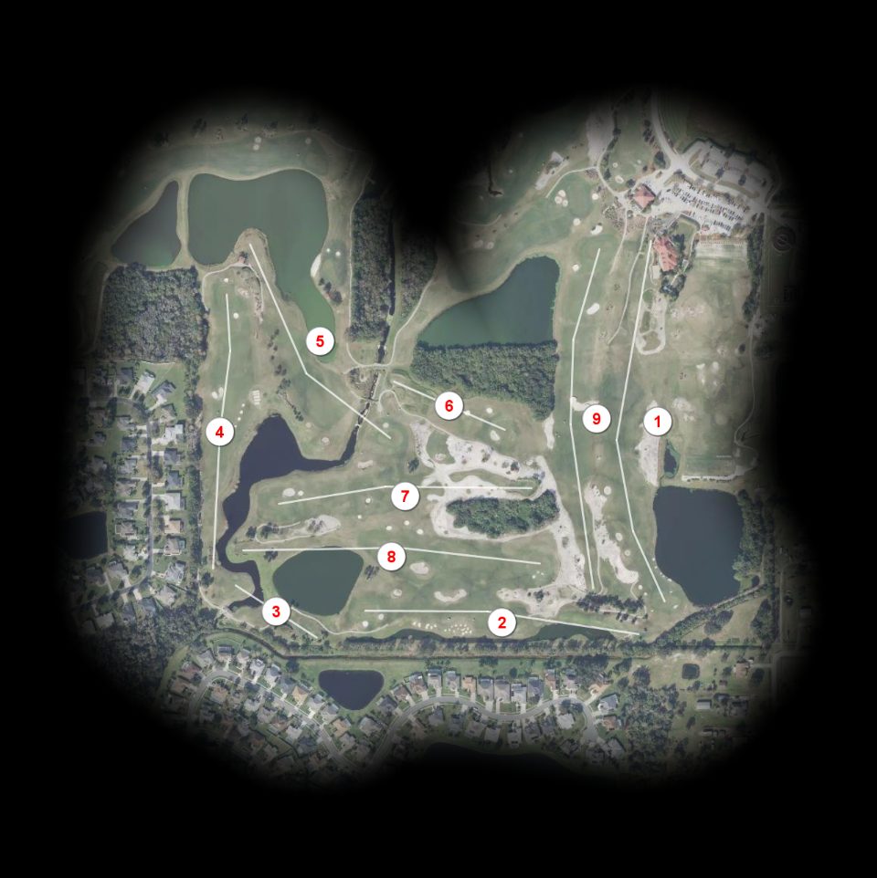 White nine at Royal St. Cloud Golf Links