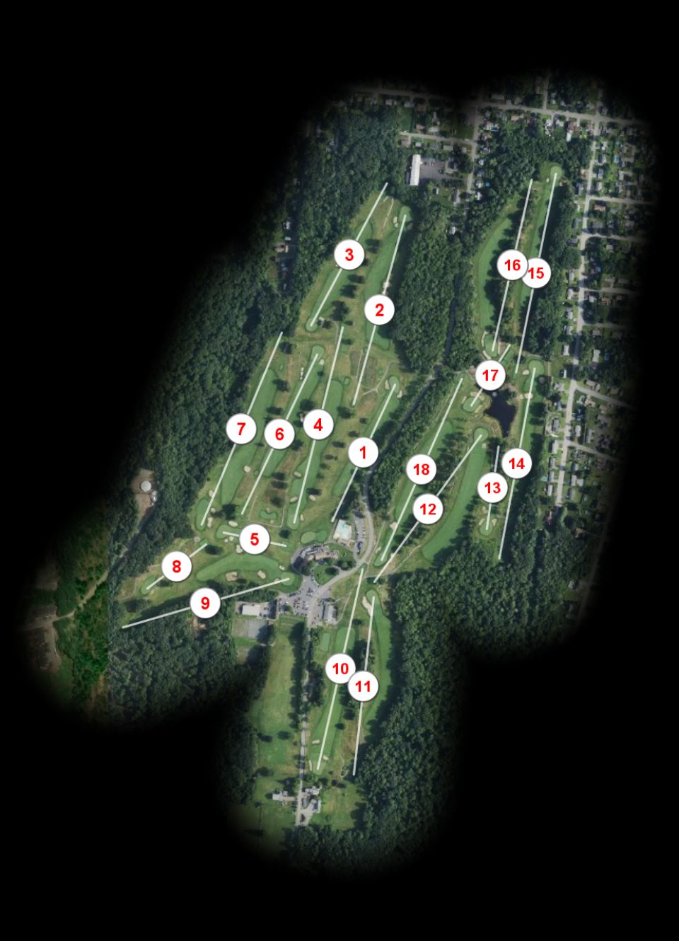 Oak Hill Country Club course overview