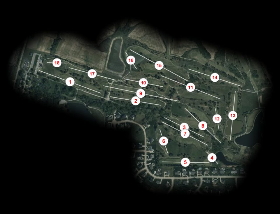 Columbia Golf Club course overview