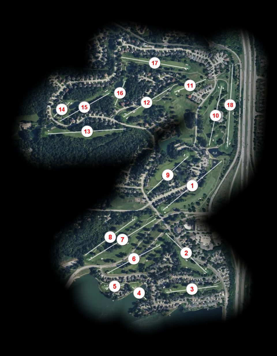 Lakewood Oaks Golf Club course overview