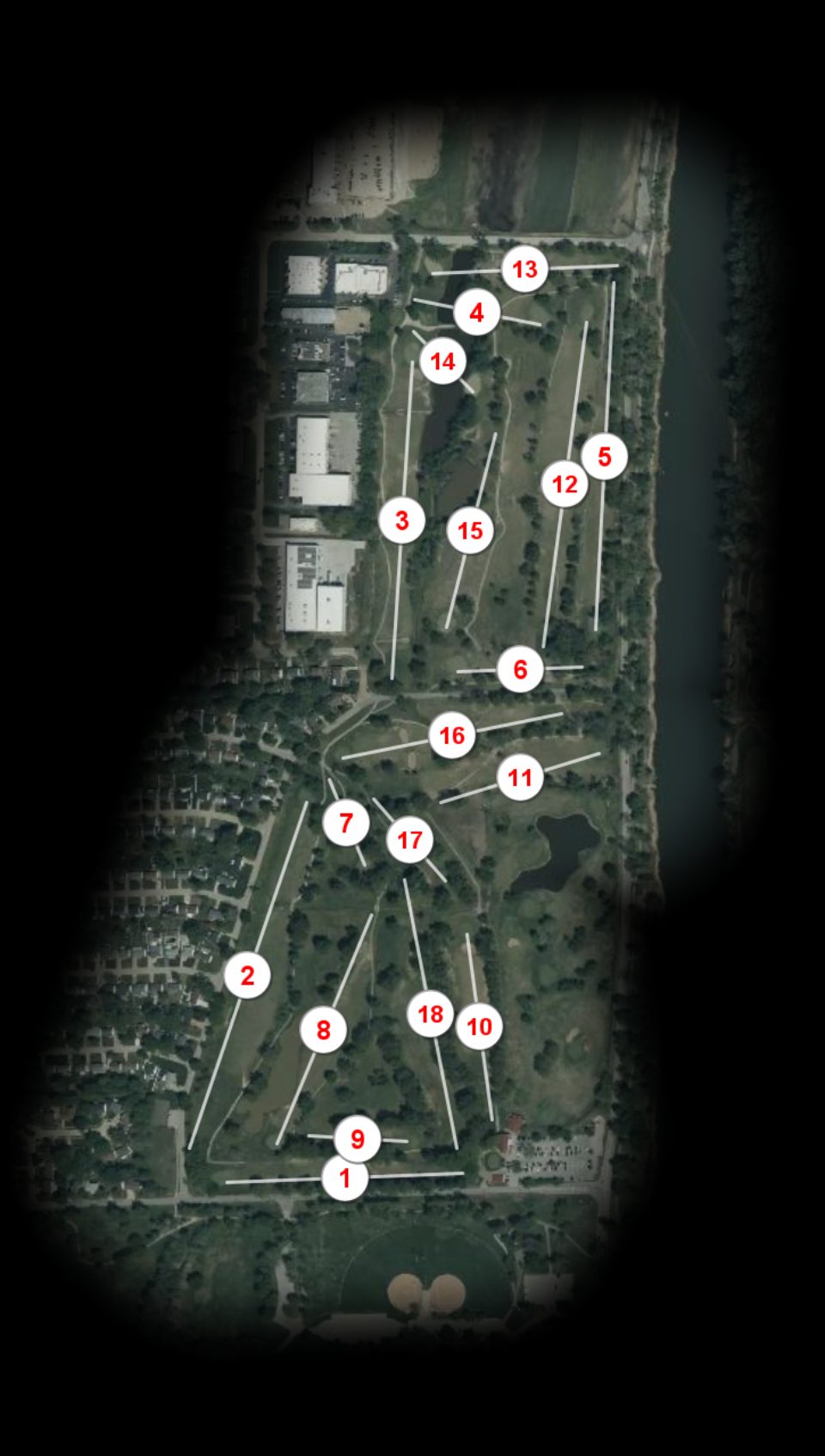 Riverside Golf Club Regulation course overview