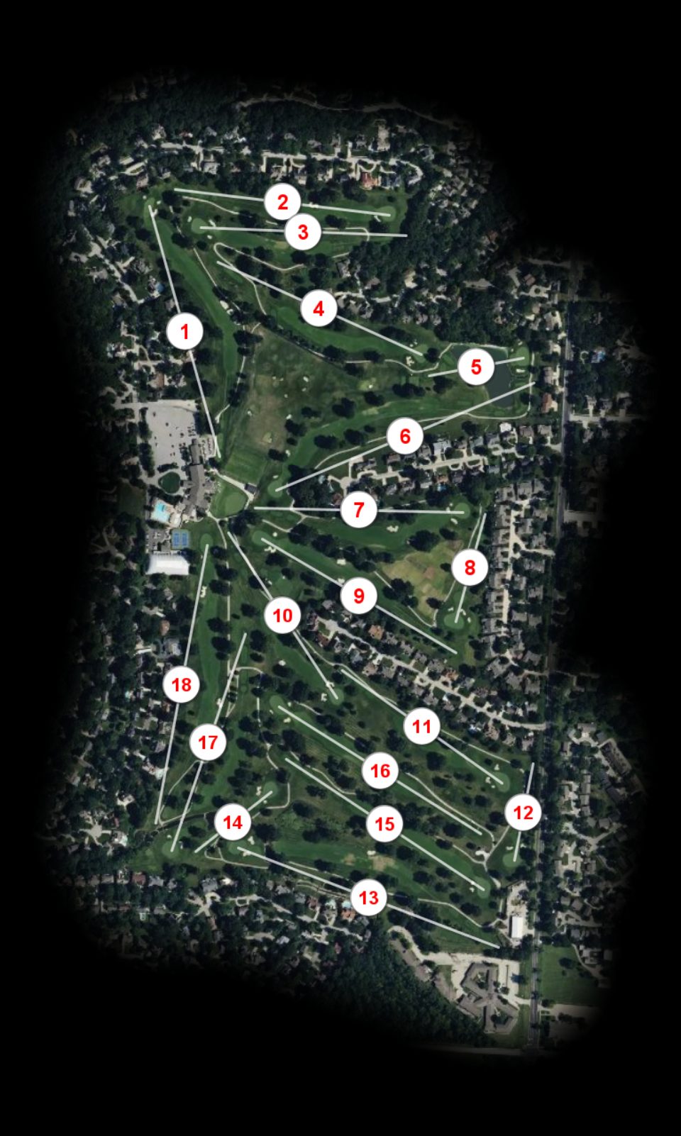 Blue Hills Country Club course overview