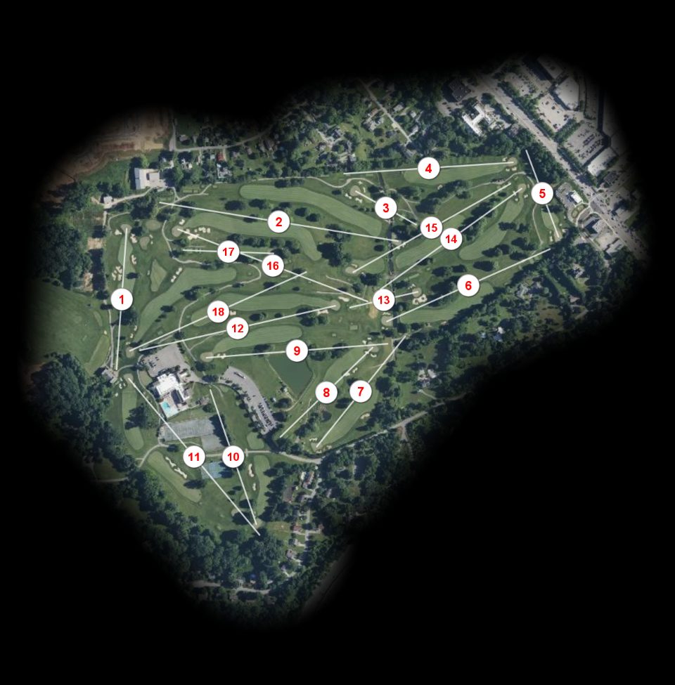 Woodholme Country Club course overview