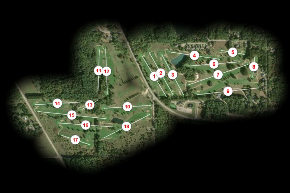 Two Oaks North Golf Club course overview