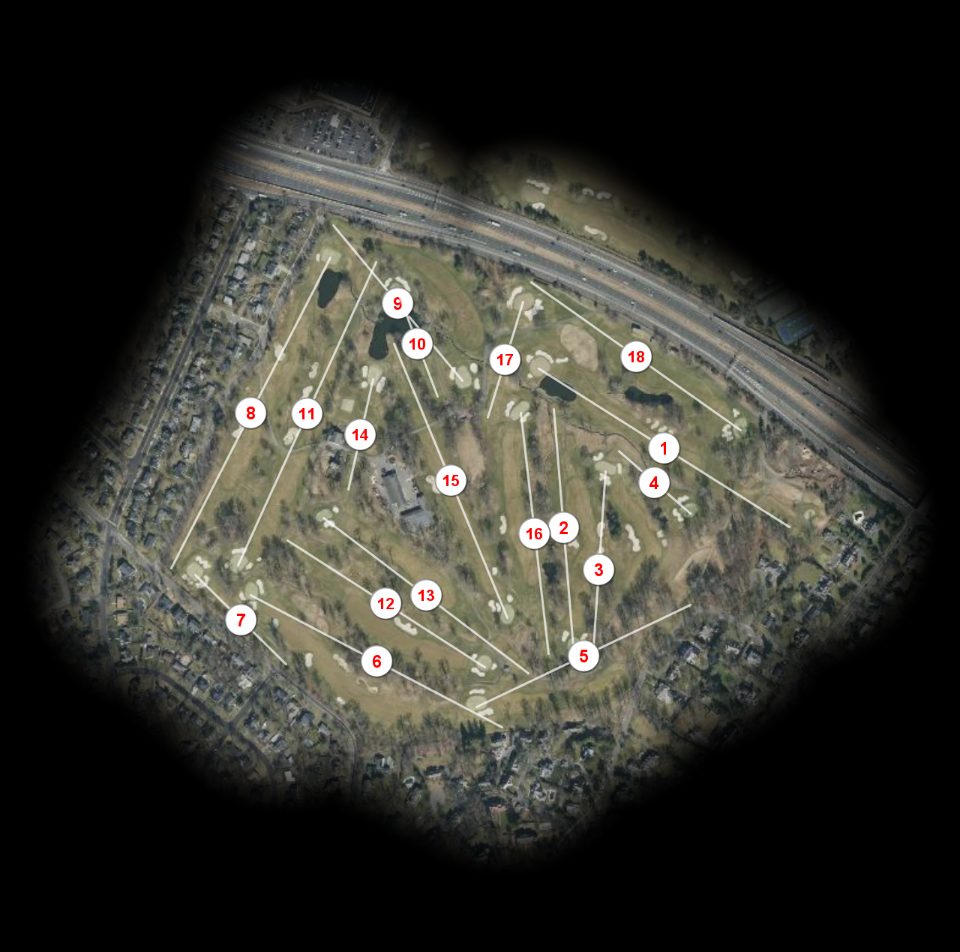 Canoe Brook Country Club South course overview