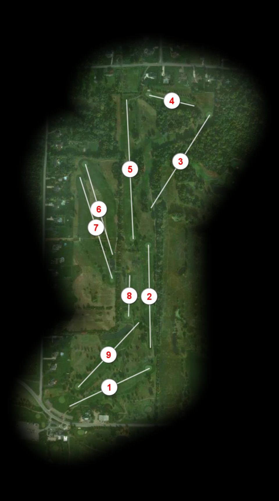 White nine at Rothland Golf Course