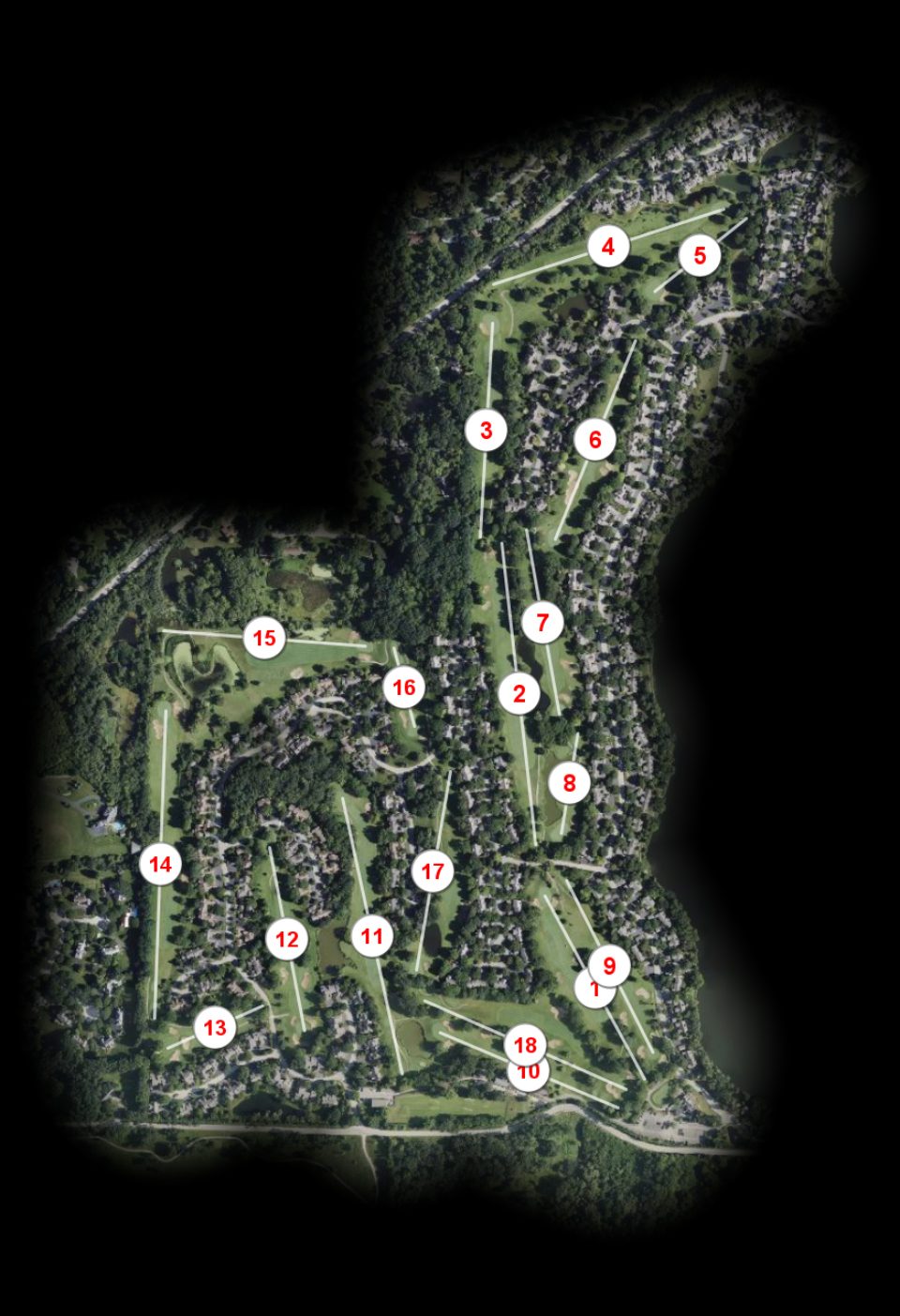 Lake Barrington Shores Golf Club course overview