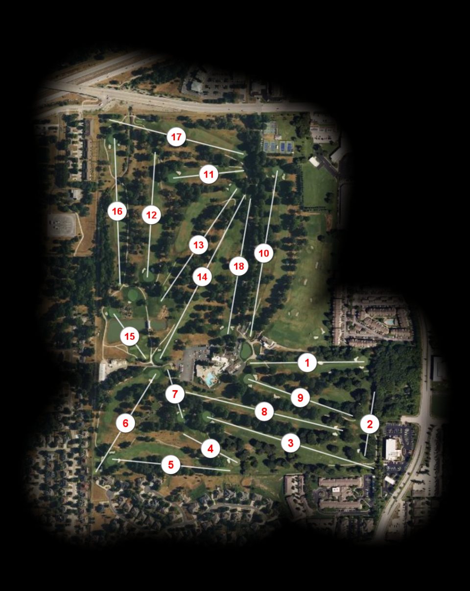 Twin Oaks Country Club course overview