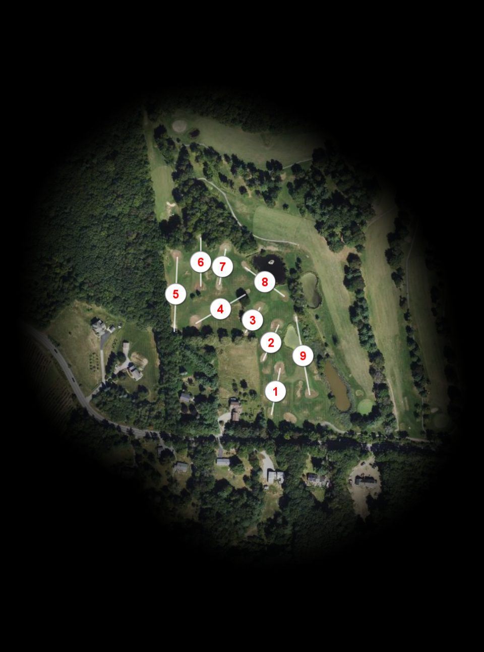 Apple Hill Golf Club par3 course course overview