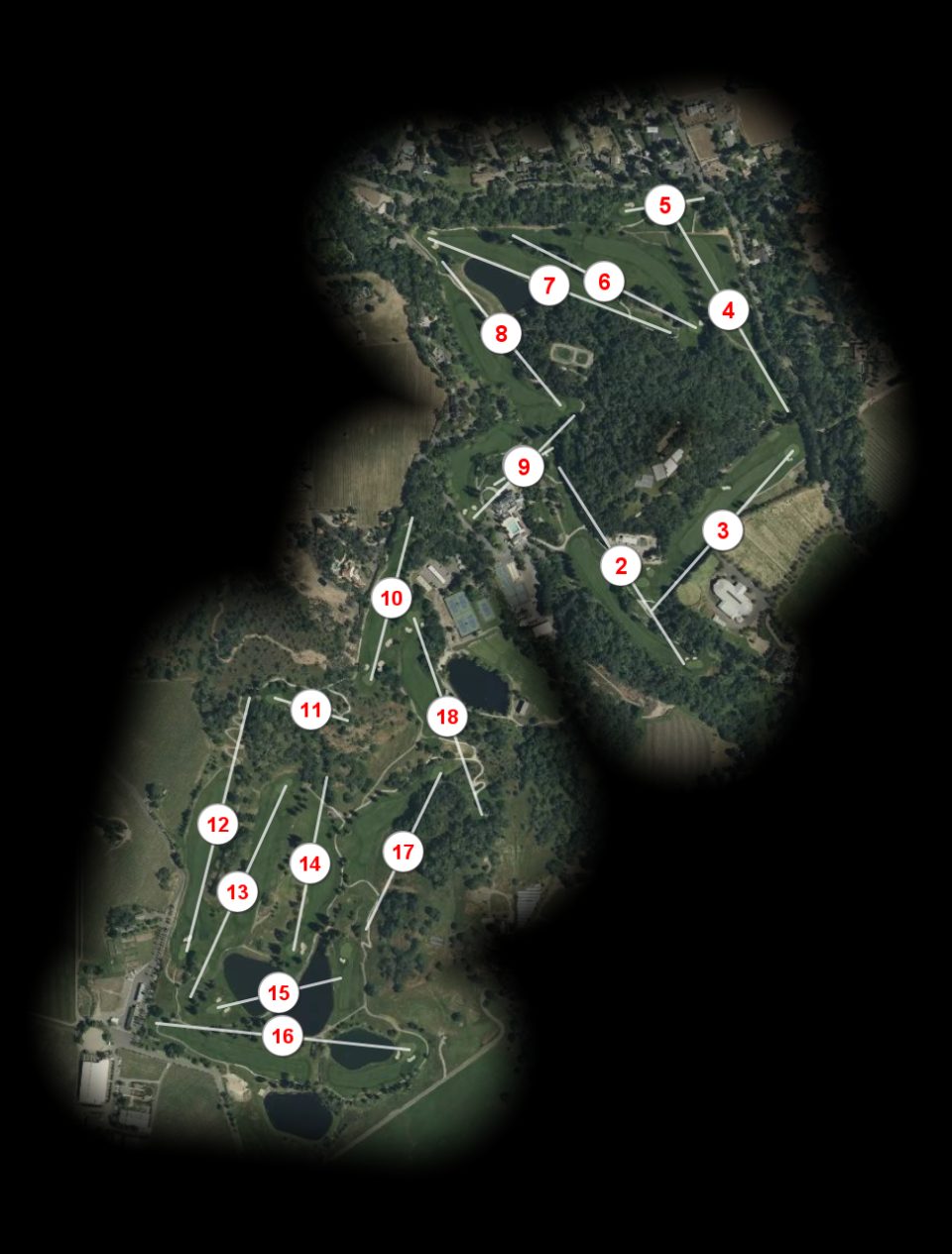 Napa Valley Country Club course overview