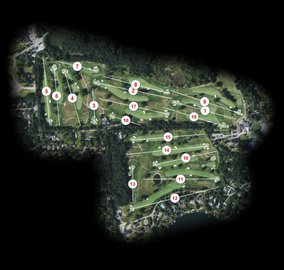 Orchard Lake Country Club course overview