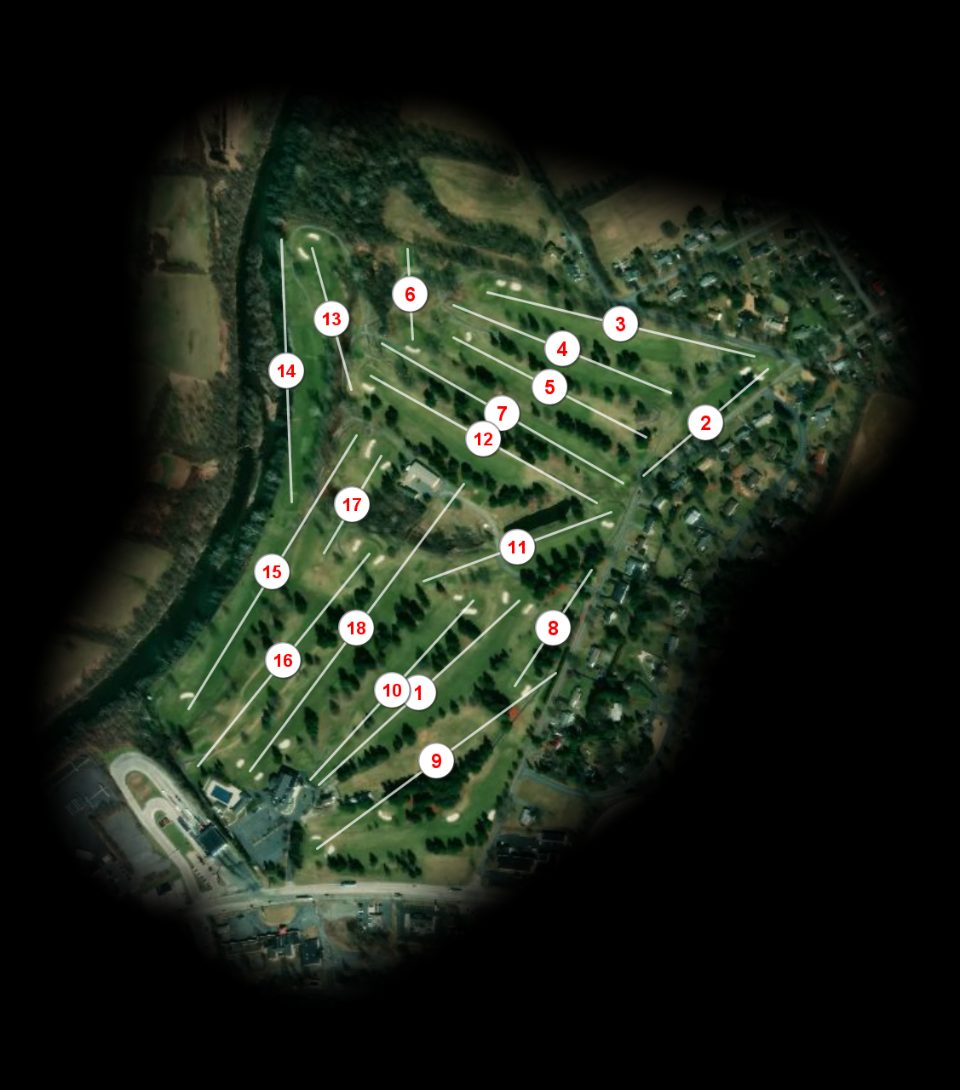 Carlisle Country Club course overview