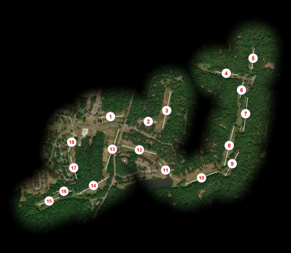The Woods Resort Stoney Lick course overview