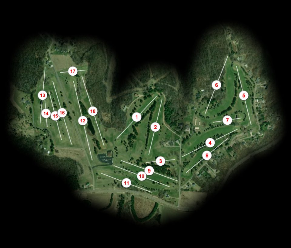 Coffee Mill Golf & Country Club course overview