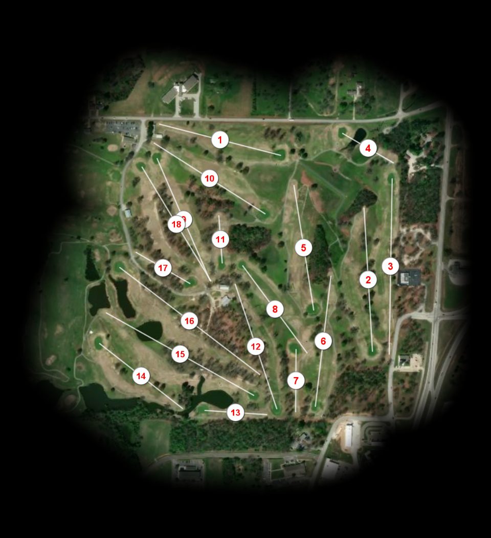 Neosho Golf Club Valley / Oaks course overview