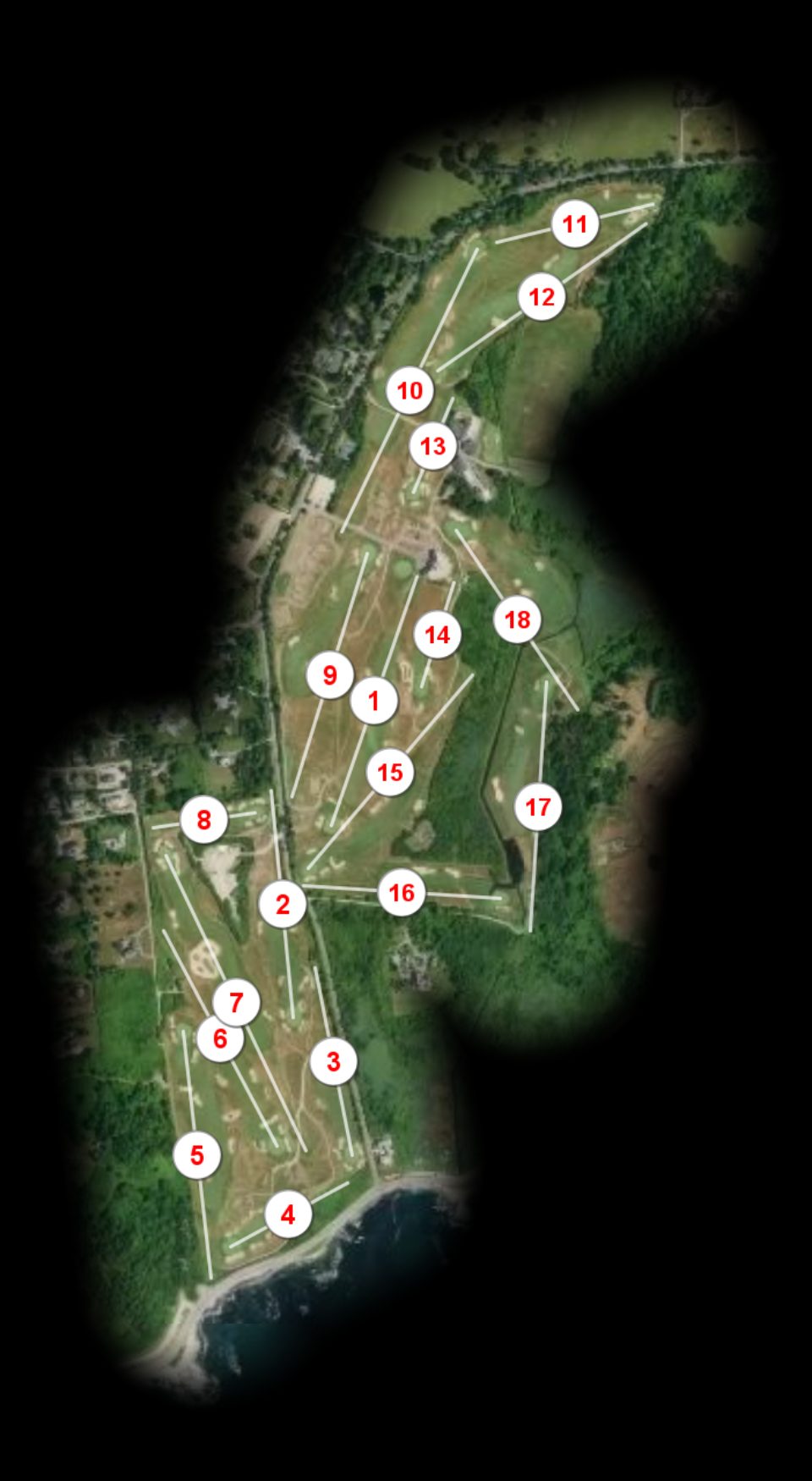 Newport Country Club course overview