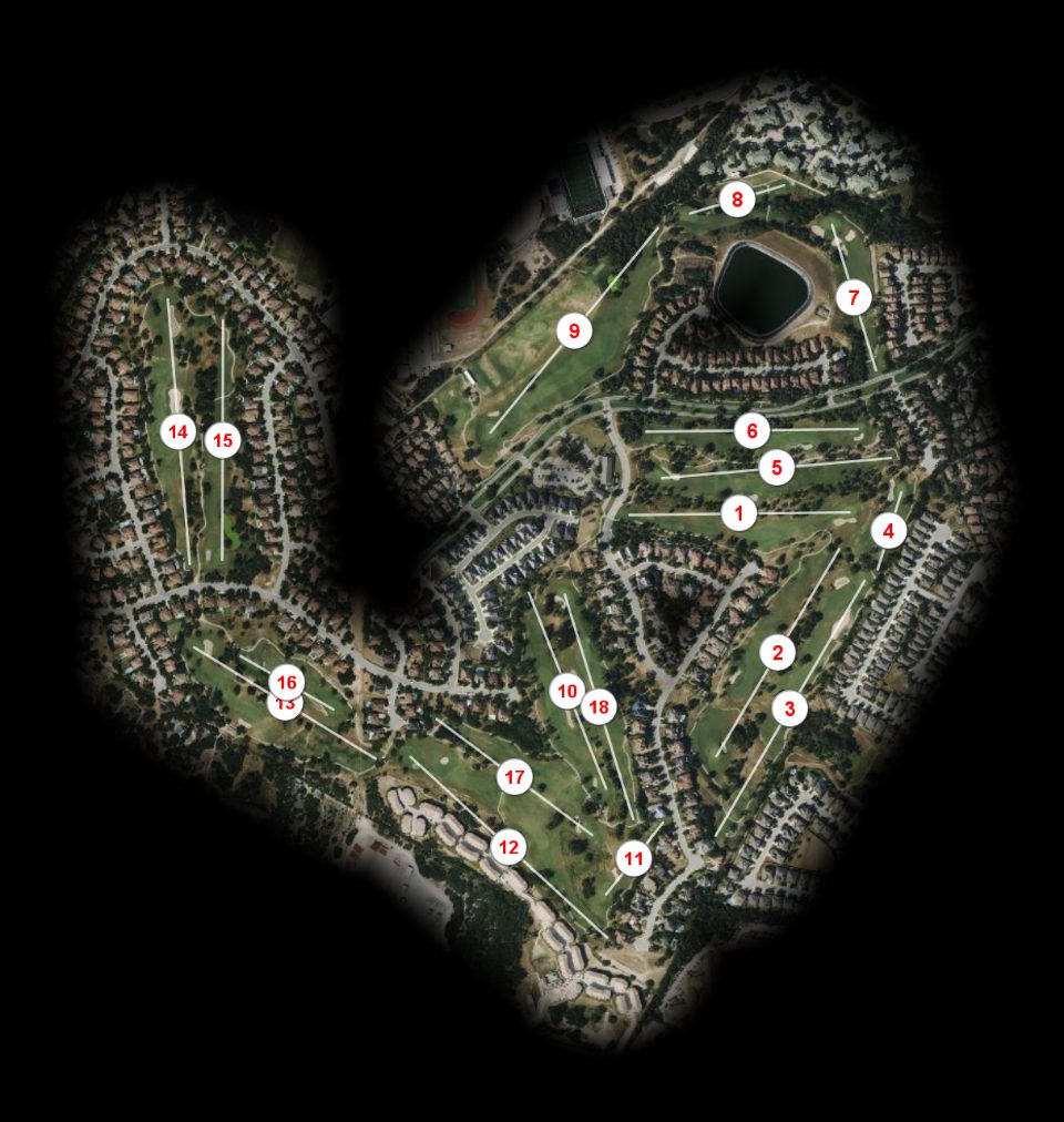 Falconhead Golf Club course overview