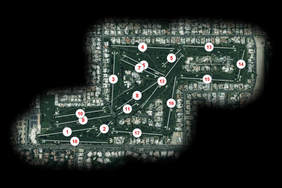 Tamarisk Country Club course overview