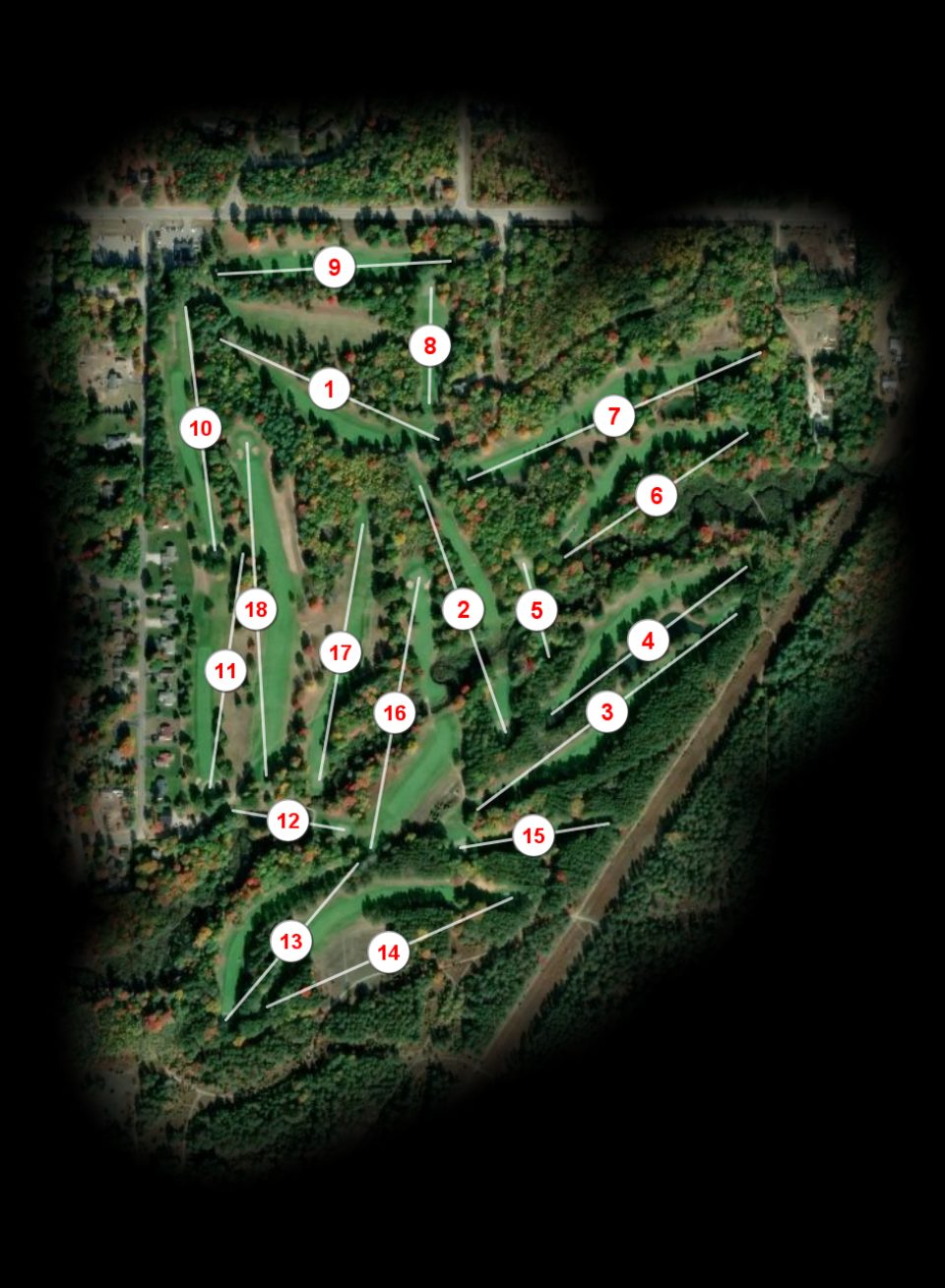 Twin Birch Golf Club course overview